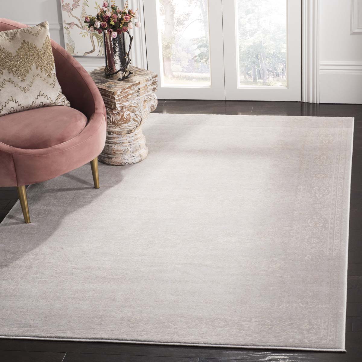 Safavieh Carnegie 691 Rug, CNG691 - Light Grey / Grey