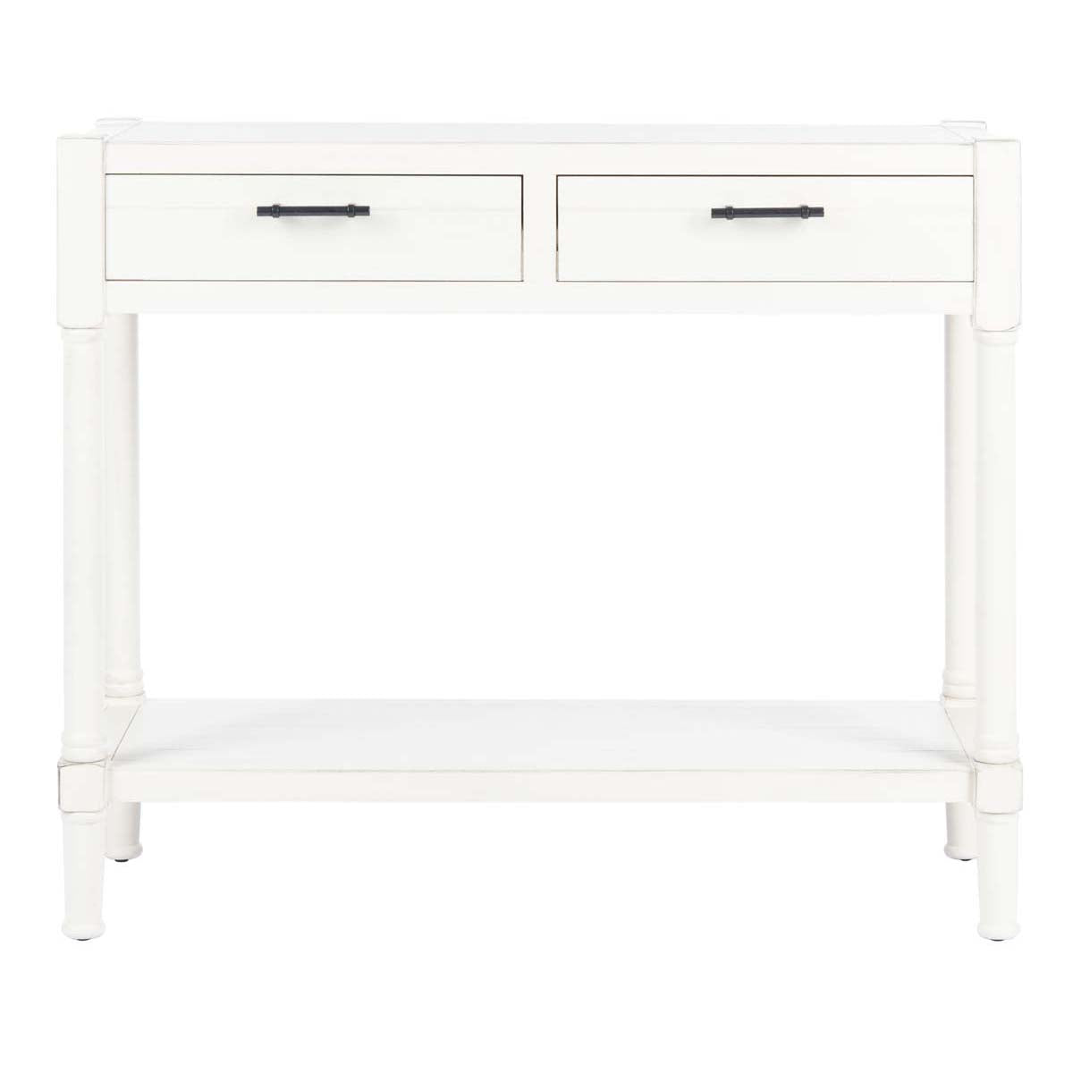 Safavieh Filbert 2 Drawer Console Table, CNS5716 - Distressed White