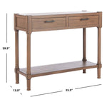 Safavieh Filbert 2 Drawer Console Table, CNS5716 - Brown