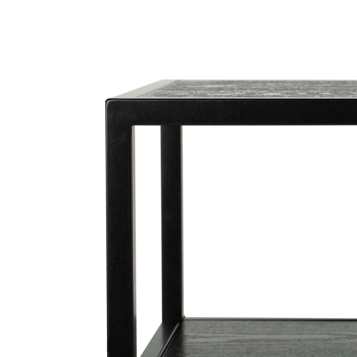 Safavieh Reese Geometric Console Table , CNS6203 - Black / Matte Black