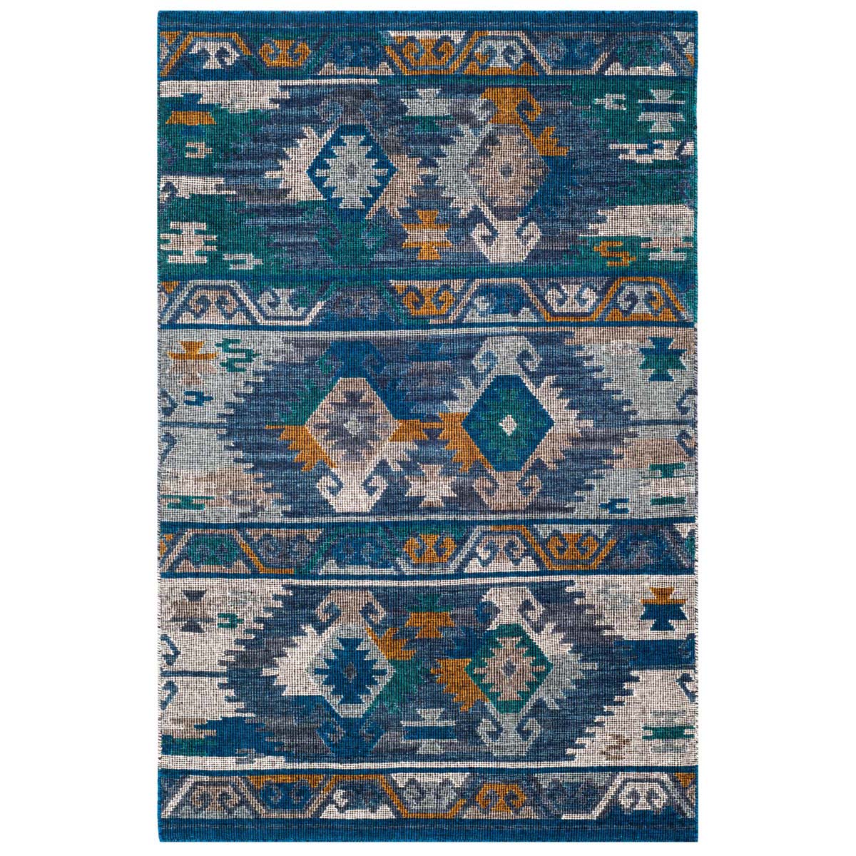 Safavieh Canyon 108 Rug, CNY108 - Blue Gold / Multi