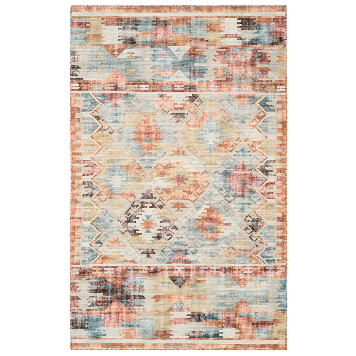 Safavieh Canyon 115 Rug, CNY115 - Red/Blue / Multi