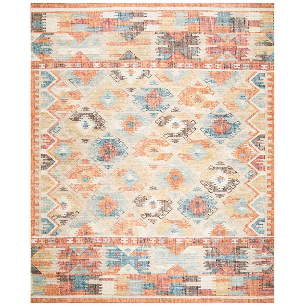 Safavieh Canyon 115 Rug, CNY115 - Red/Blue / Multi