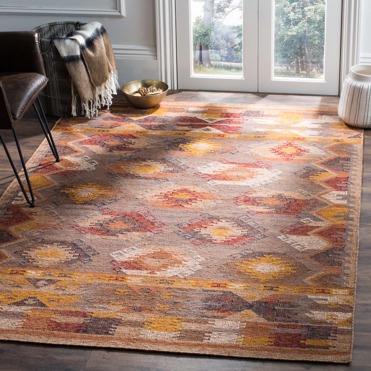 Safavieh Canyon 115 Rug, CNY115 - Brown / Multi