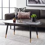 Safavieh Ames Oval Coffee Table , COF5802 - Black / Gold