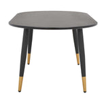 Safavieh Ames Oval Coffee Table , COF5802 - Black / Gold