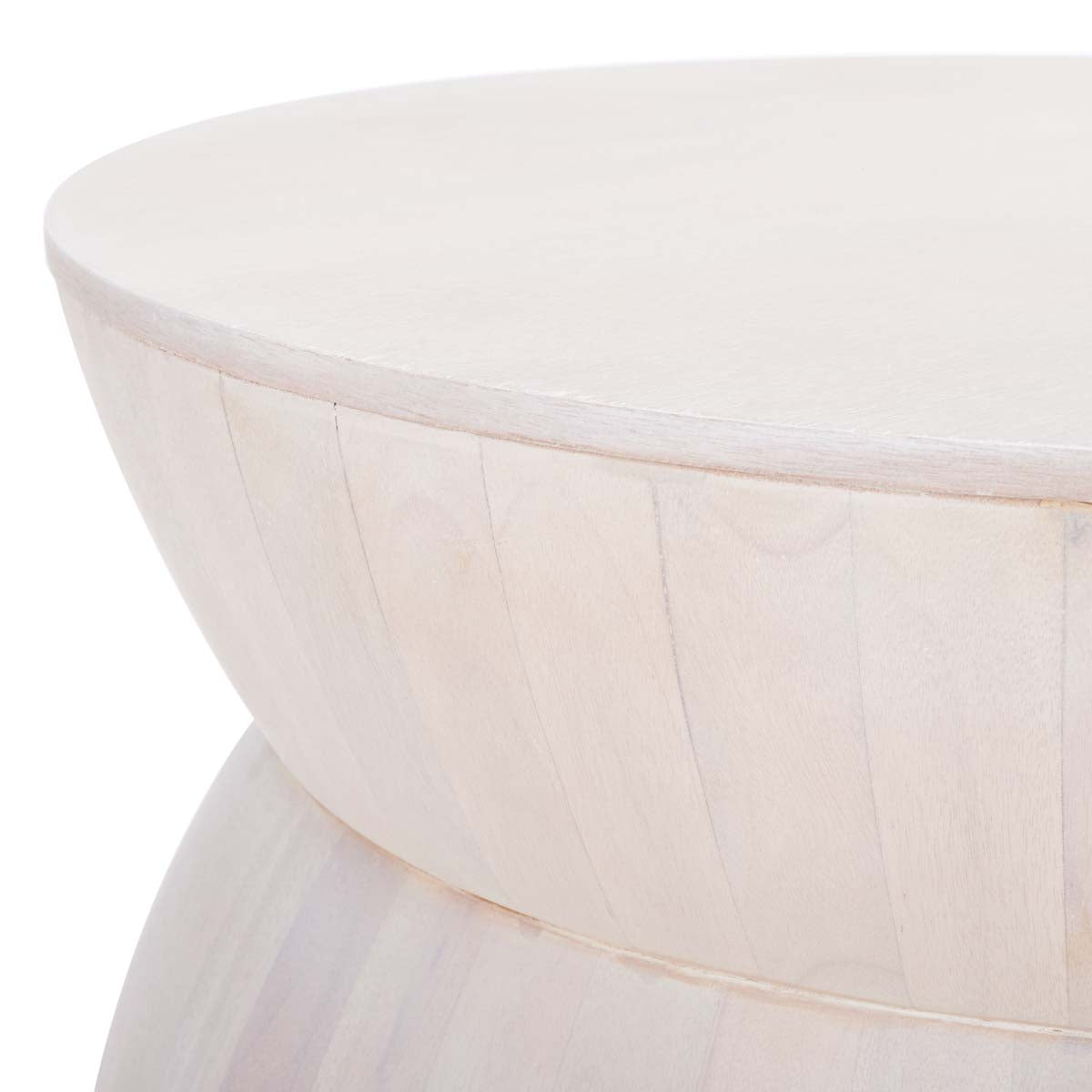 Safavieh Alecto Round Coffee Table , COF6601 - White Wash
