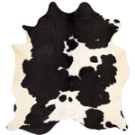 Safavieh Cow Hide 211 Rug, COH211 - Black / White