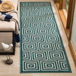 Safavieh Cottage 941 Rug, COT941 - Cream / Turquoise