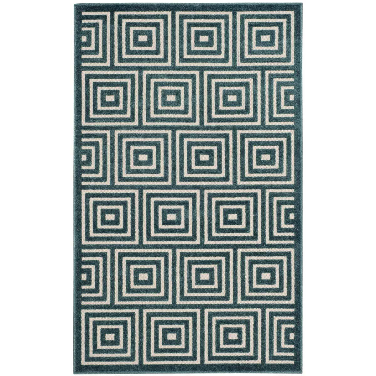 Safavieh Cottage 941 Rug, COT941 - Cream / Turquoise