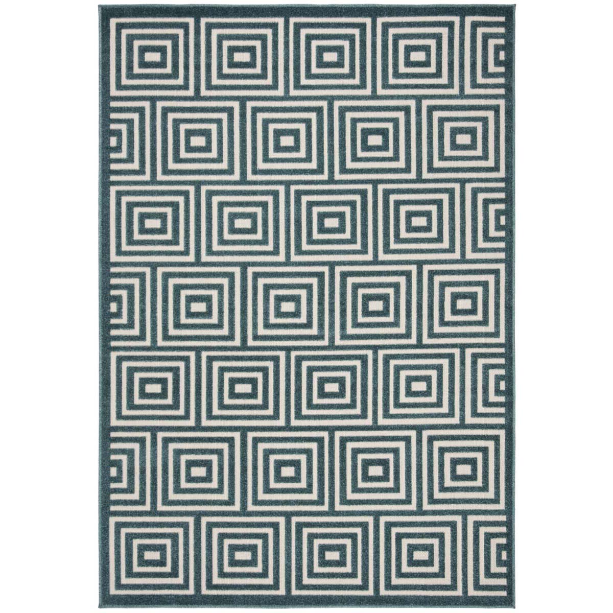 Safavieh Cottage 941 Rug, COT941 - Cream / Turquoise