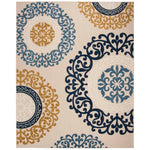 Safavieh Cottage S91 Rug, COTS91 - Cream / Blue