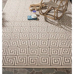 Safavieh Cottage S91 Rug, COTS91 - Brown / Creme