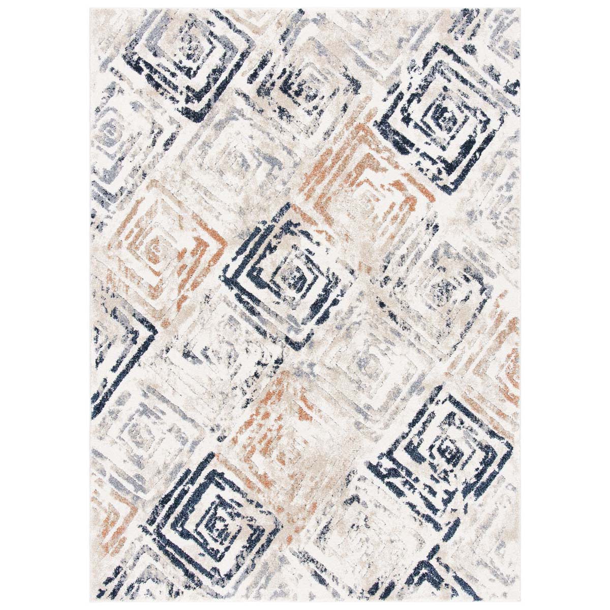 Safavieh Coppertone 324 Rug, CPN324 - Ivory / Navy