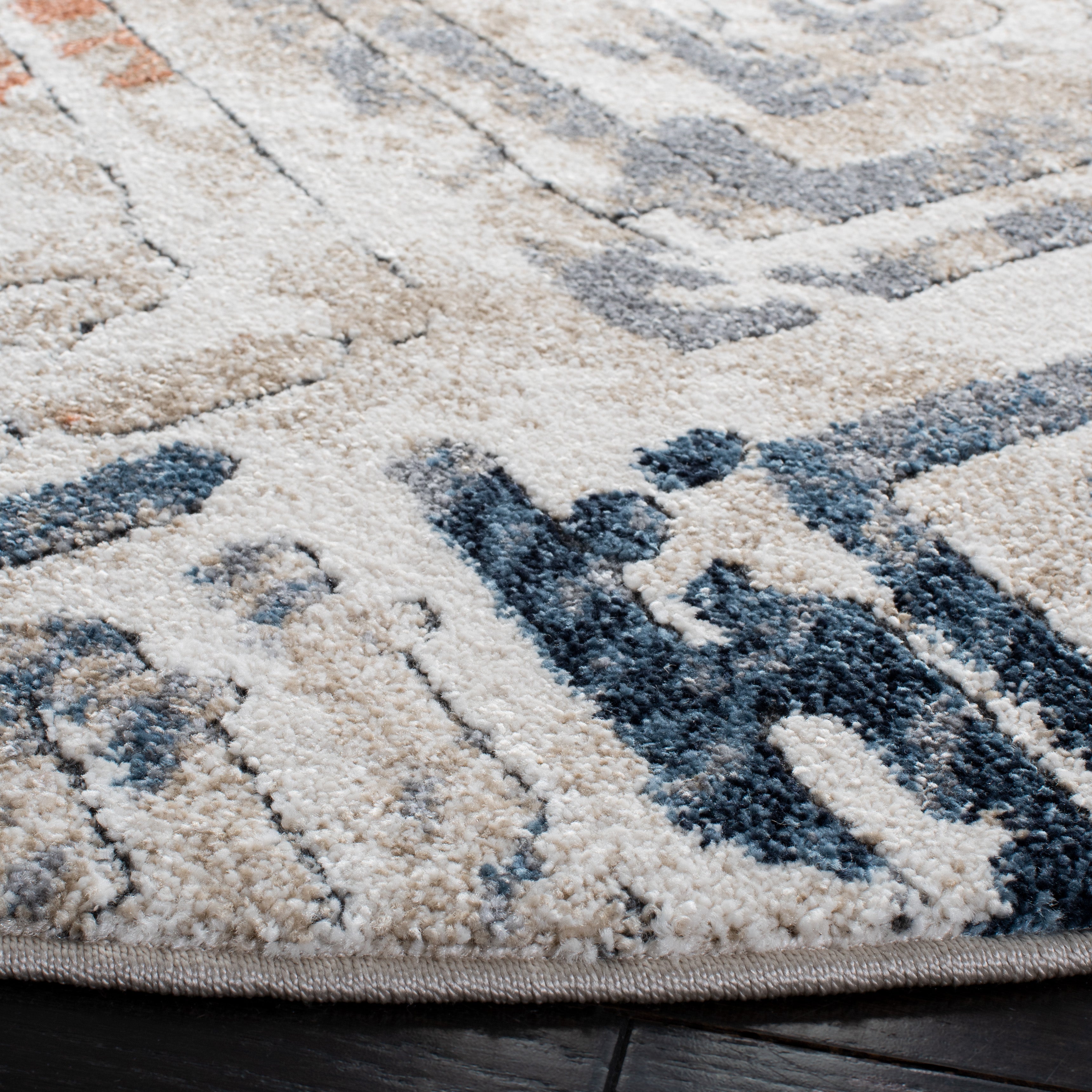 Safavieh Coppertone 324 Rug, CPN324 - Ivory / Navy