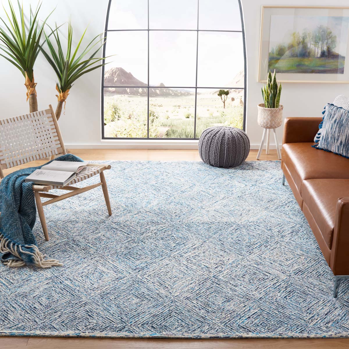 Safavieh Capri 207 Rug, CPR207 - Ivory / Blue