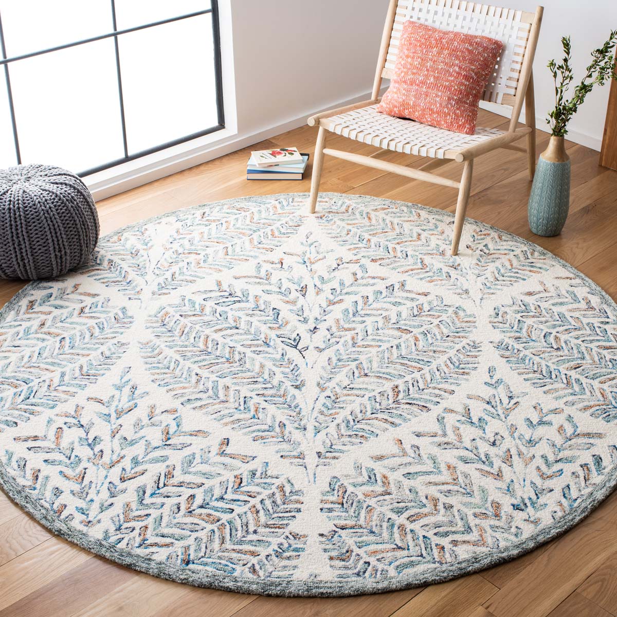 Safavieh Capri 208 Rug, CPR208 - Ivory / Blue