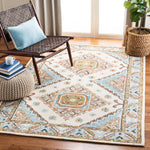 Safavieh Capri 209 Rug, CPR209 - Ivory / Rust