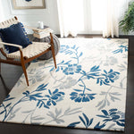 Safavieh Capri 345 Rug, CPR345 - Ivory / Blue