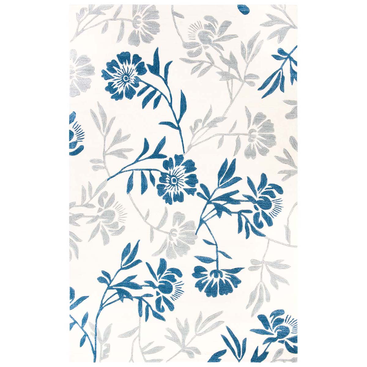 Safavieh Capri 345 Rug, CPR345 - Ivory / Blue