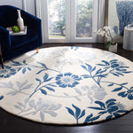 Safavieh Capri 345 Rug, CPR345 - Ivory / Blue