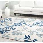 Safavieh Capri 345 Rug, CPR345 - Ivory / Blue