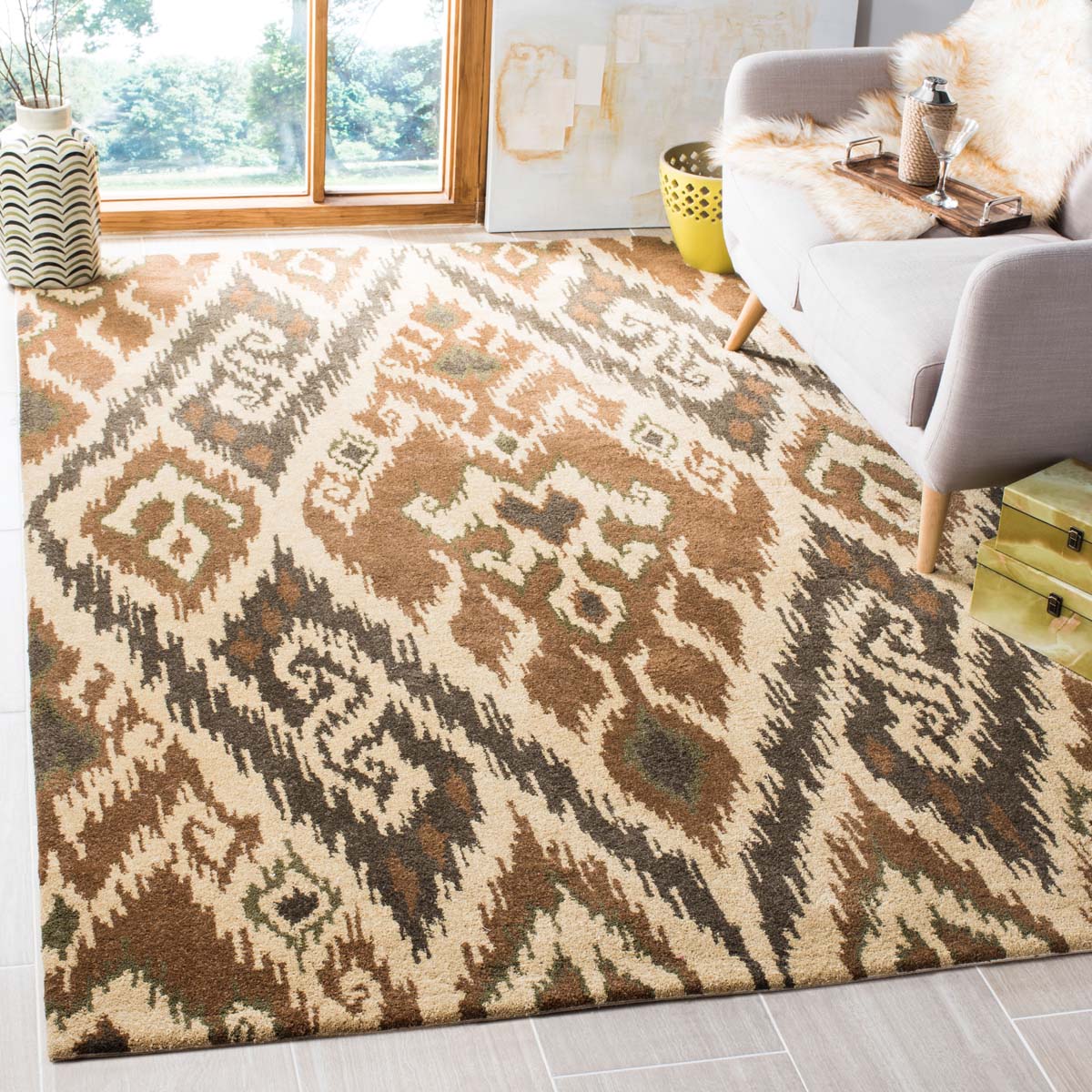 Safavieh Capri 351 Rug, CPR351 - Multi / Brown