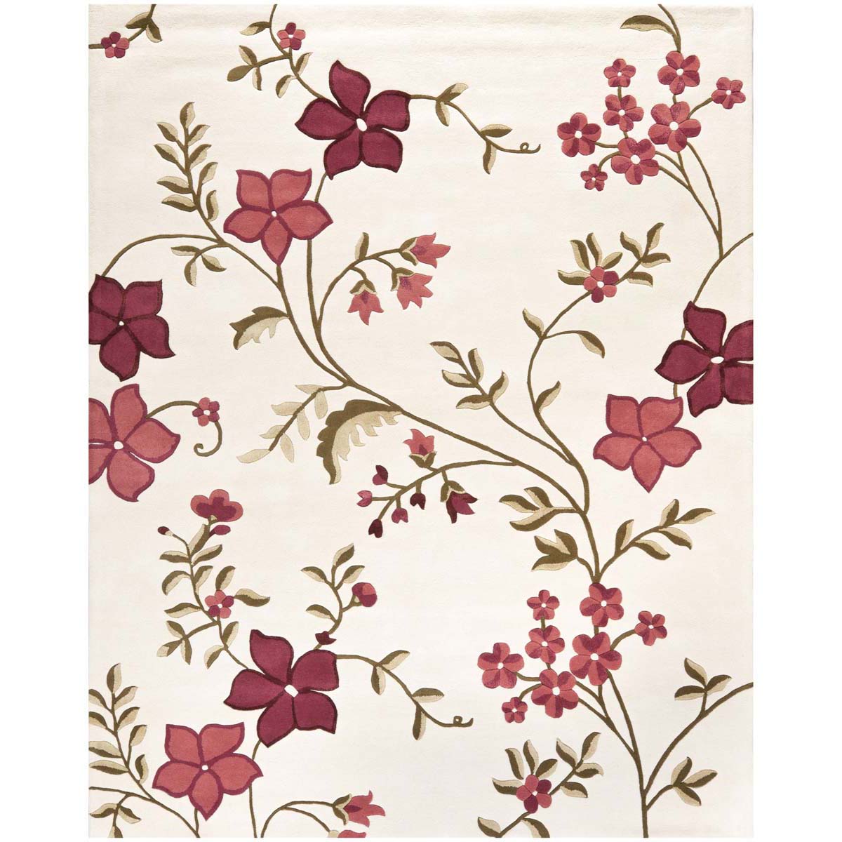 Safavieh Capri 354 Rug, CPR354 - Ivory / Purple