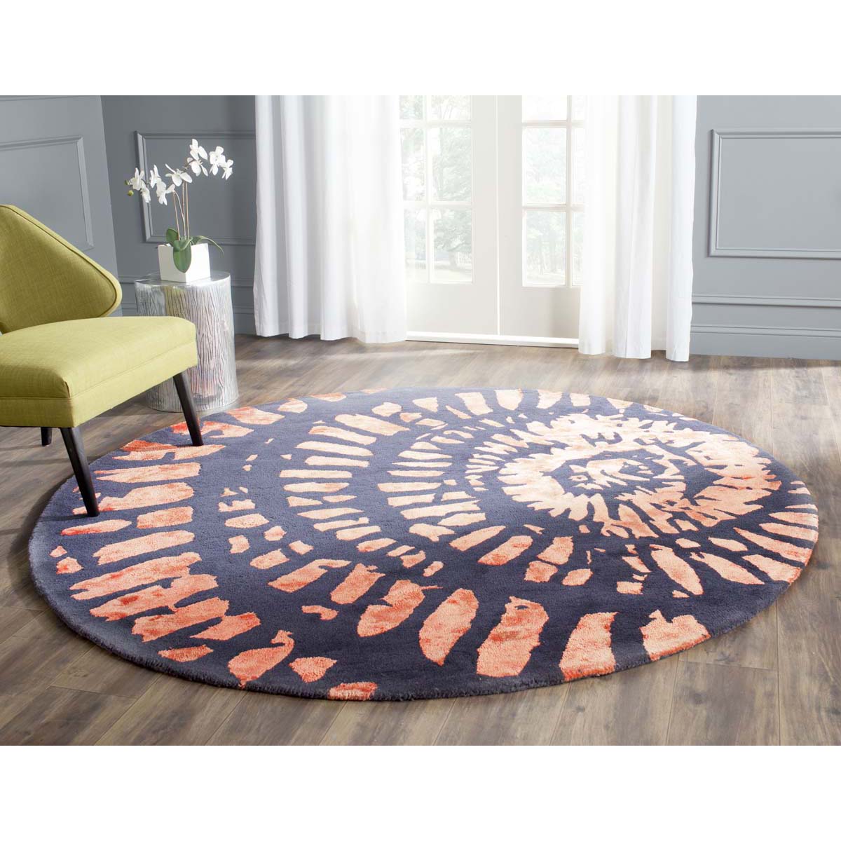 Safavieh Capri 411 Rug, CPR411 - Steel / Blue