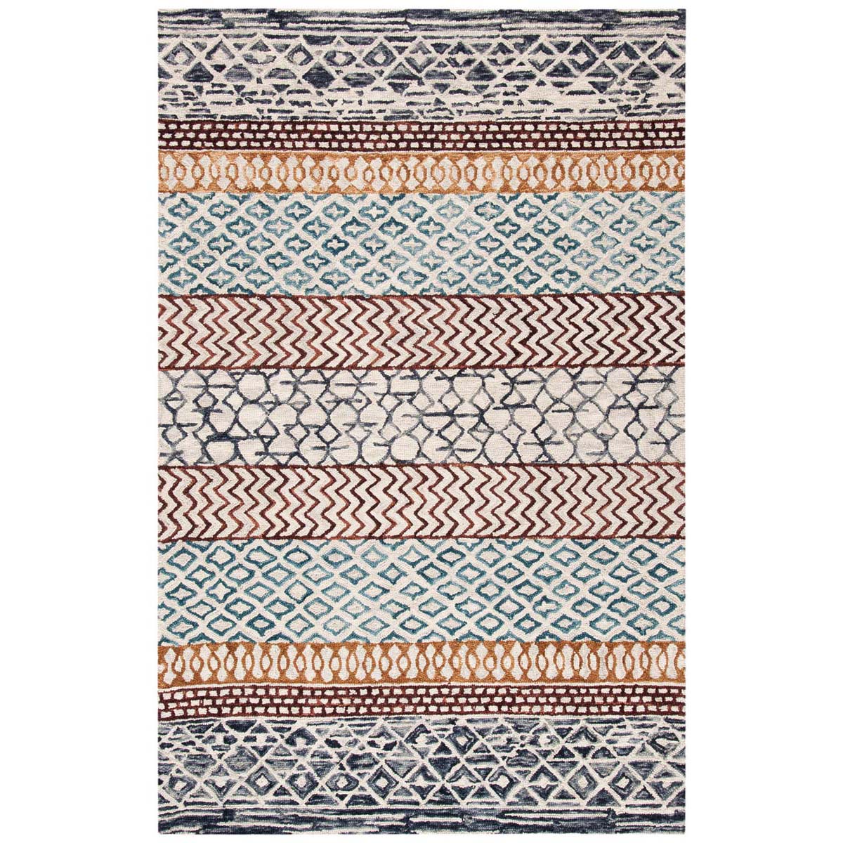 Safavieh Capri 502 Rug, CPR502 - Ivory / Charcoal