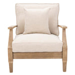 Safavieh Couture Martinique Wood Patio Armchair - Natural / White