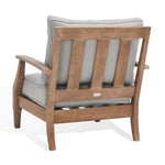 Safavieh Couture Martinique Wood Patio Armchair - Natural / Grey