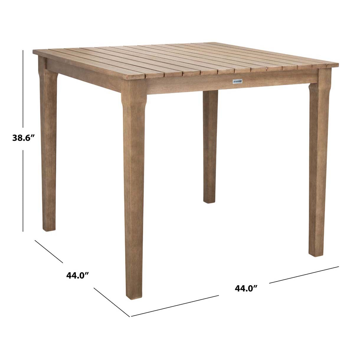 Safavieh Couture San Salvador Patio Bar Table - Natural