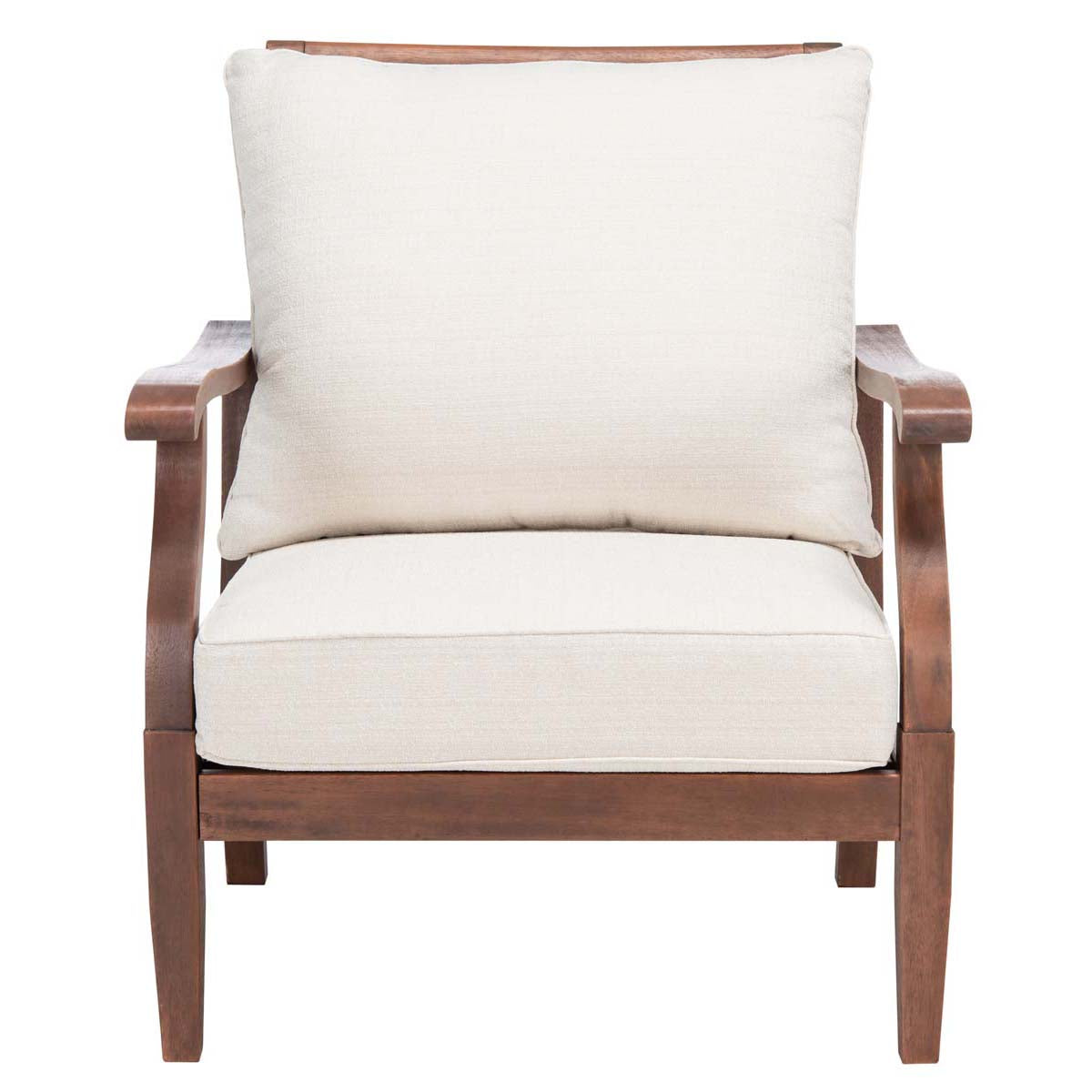 Safavieh Couture Payden Outdoor Accent Chair , CPT1022 - Natural / Beige
