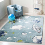 Safavieh Carousel Kids 103 Rug, CRK103 - Teal / Ivory