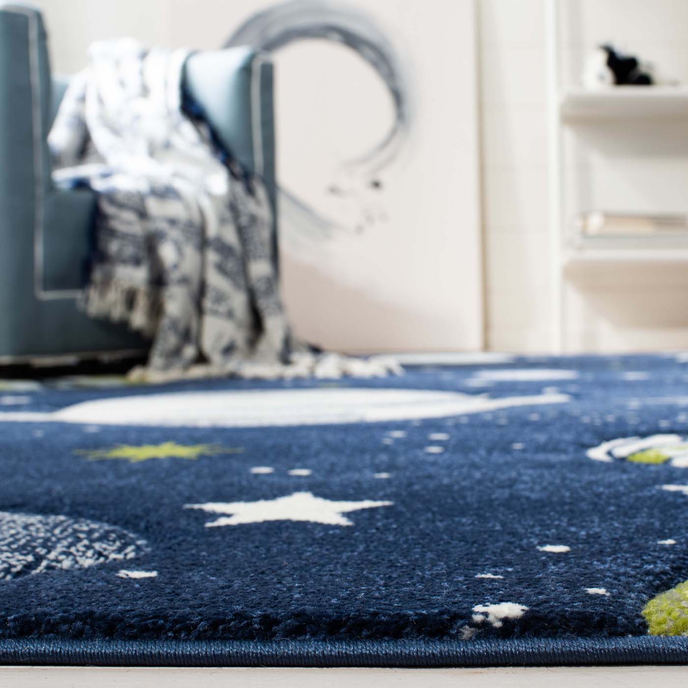 Safavieh Carousel Kids 103 Rug, CRK103 - Navy / Ivory