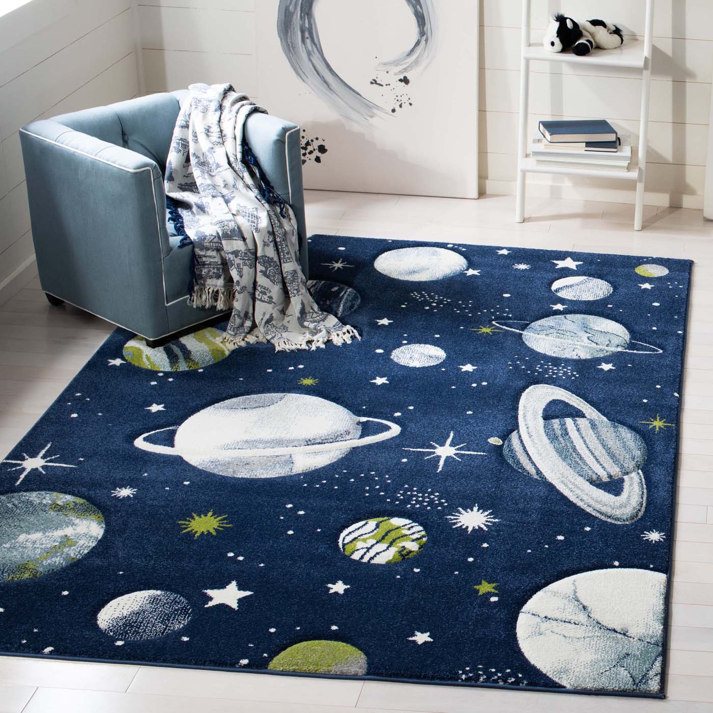 Safavieh Carousel Kids 103 Rug, CRK103 - Navy / Ivory