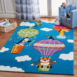 Safavieh Carousel Kids 100 118 Rug, CRK118 - Blue / Green