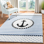 Safavieh Carousel Kids 100 124 Rug, CRK124 - Ivory / Navy