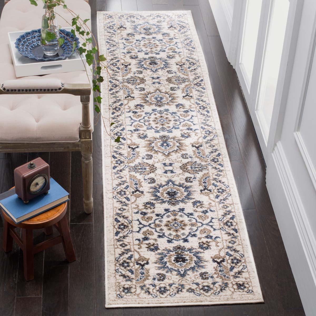 Safavieh Carolina 477 Rug, CRL477 - Cream / Dark Blue