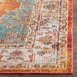 Safavieh Crystal 500 Rug, CRS500 - Orange / Light Blue