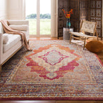 Safavieh Crystal 500 Rug, CRS500 - Orange / Light Blue