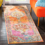 Safavieh Crystal 502 Rug, CRS502 - Orange / Light Blue