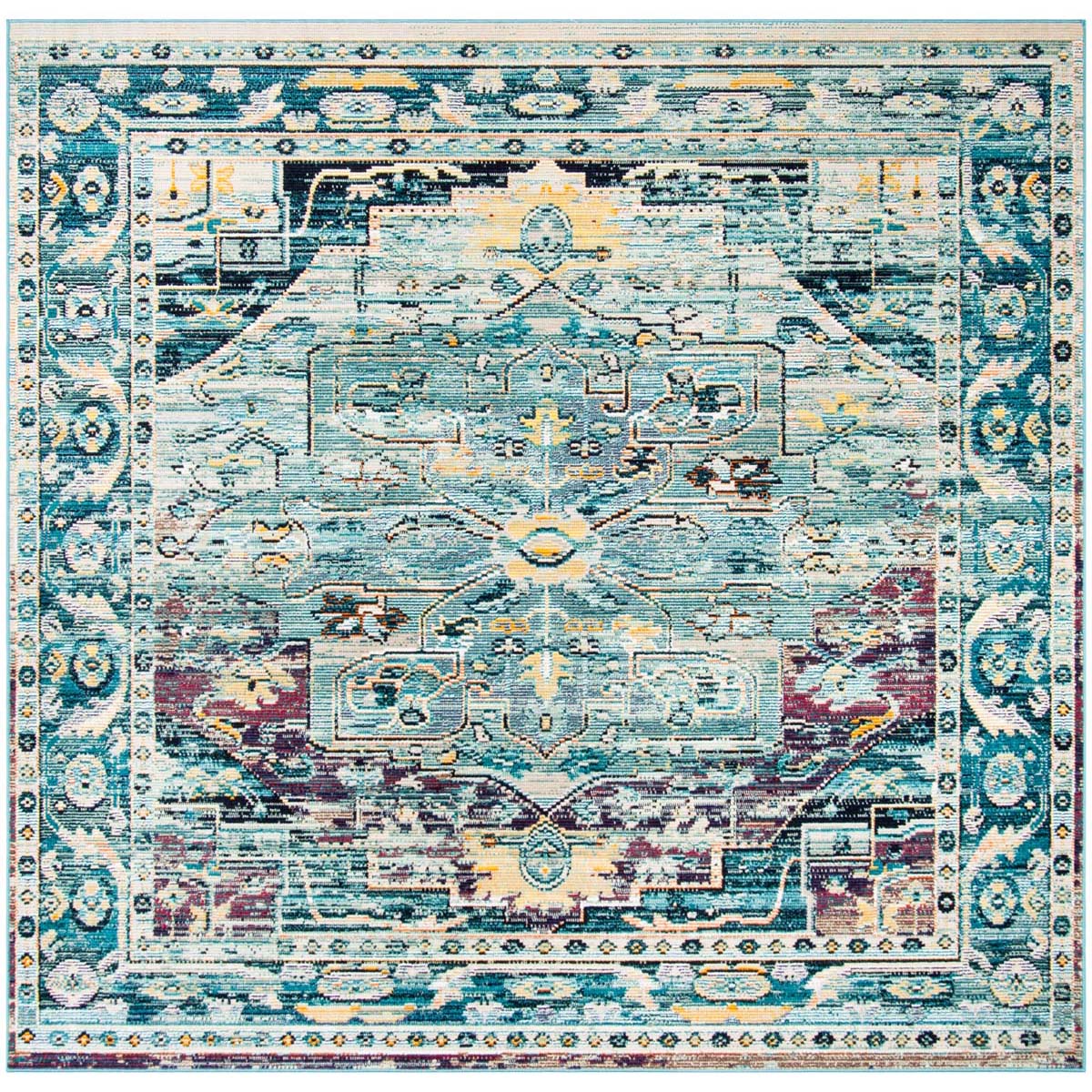 Safavieh Crystal 503 Rug, CRS503 - Teal / Purple