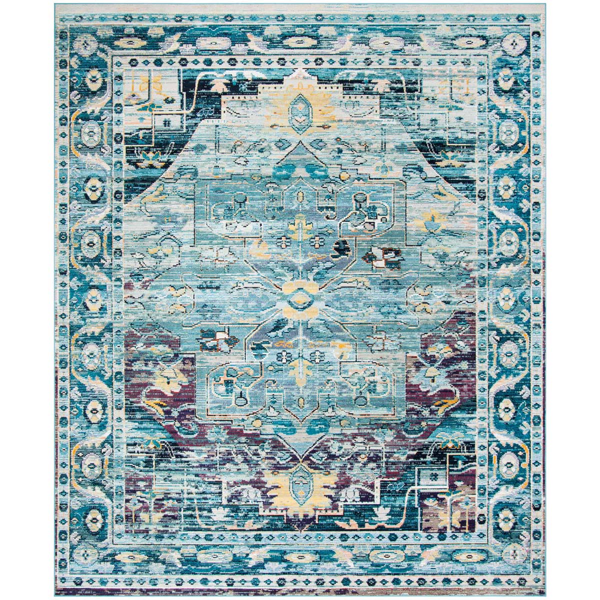 Safavieh Crystal 503 Rug, CRS503 - Teal / Purple