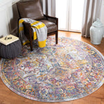 Safavieh Crystal 504 Rug, CRS504 - Light Blue / Orange