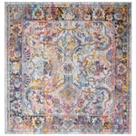 Safavieh Crystal 504 Rug, CRS504 - Light Blue / Orange