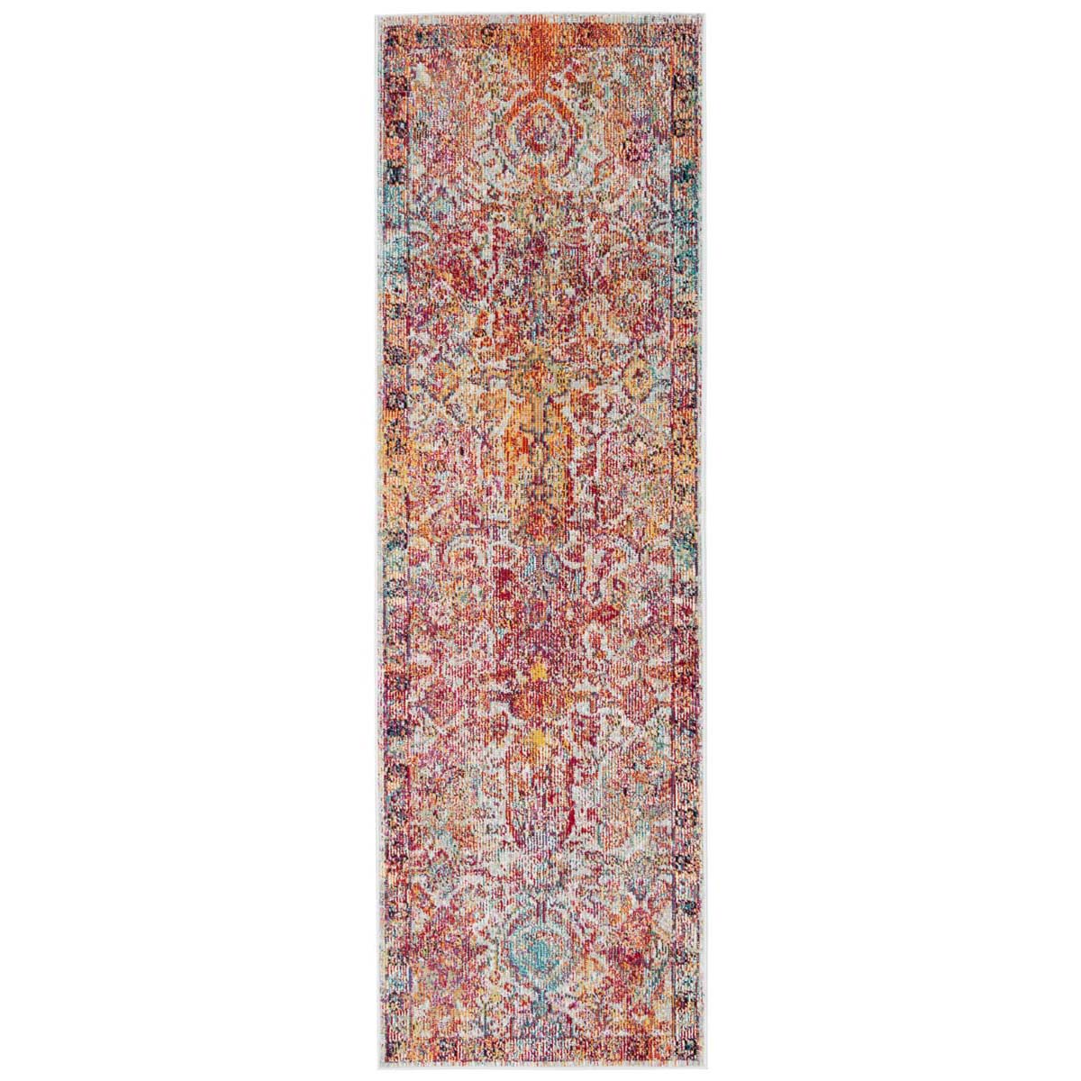 Safavieh Crystal 505 Rug, CRS505 - Light Blue / Orange