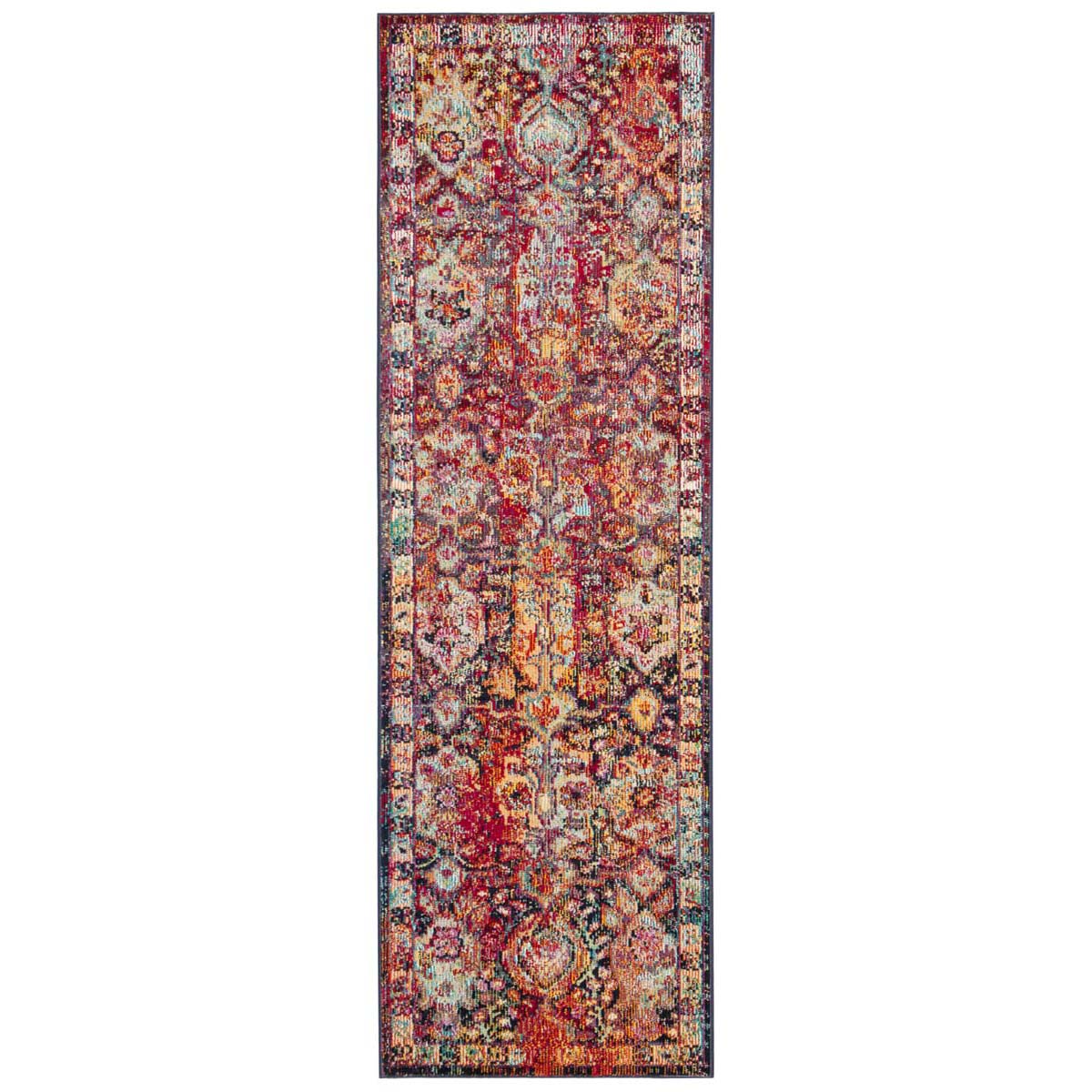 Safavieh Crystal 505 Rug, CRS505 - Navy / Orange