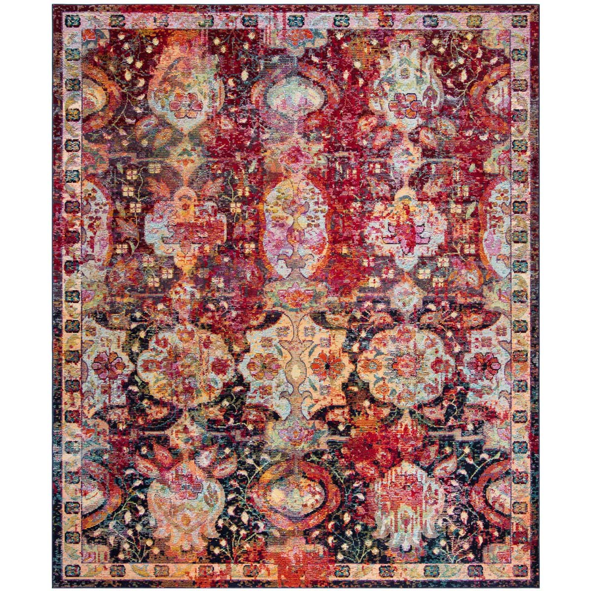 Safavieh Crystal 505 Rug, CRS505 - Navy / Orange